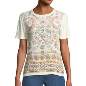 Tory Burch Kayla T-Shirt in New Ivory